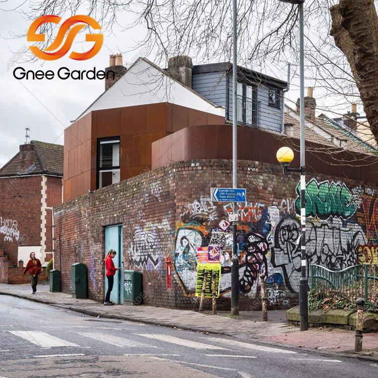 Pelapis Eksterior Baja Corten