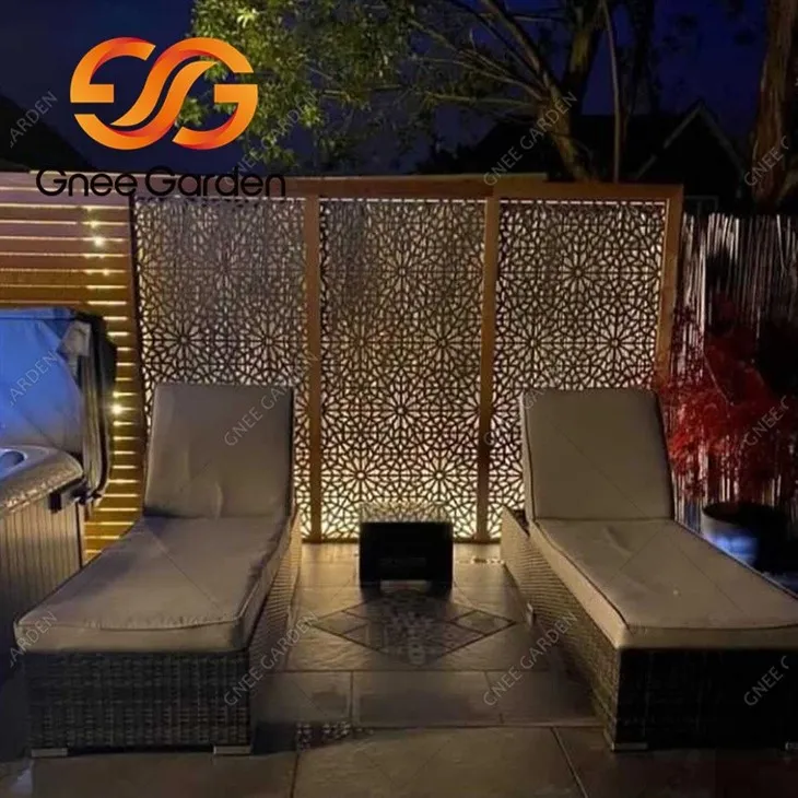 Outdoor Art Corten Steel Screen