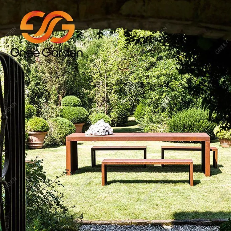 Perabotan Perkotaan dari Baja yang Tahan Cuaca