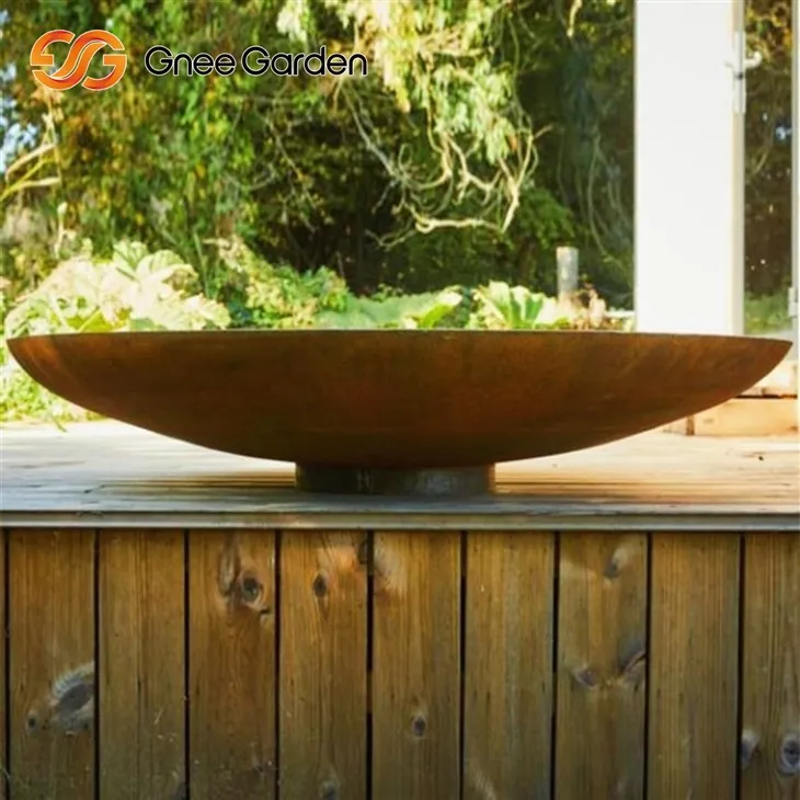 Bowl Api Corten Klasik Pesona Rustic