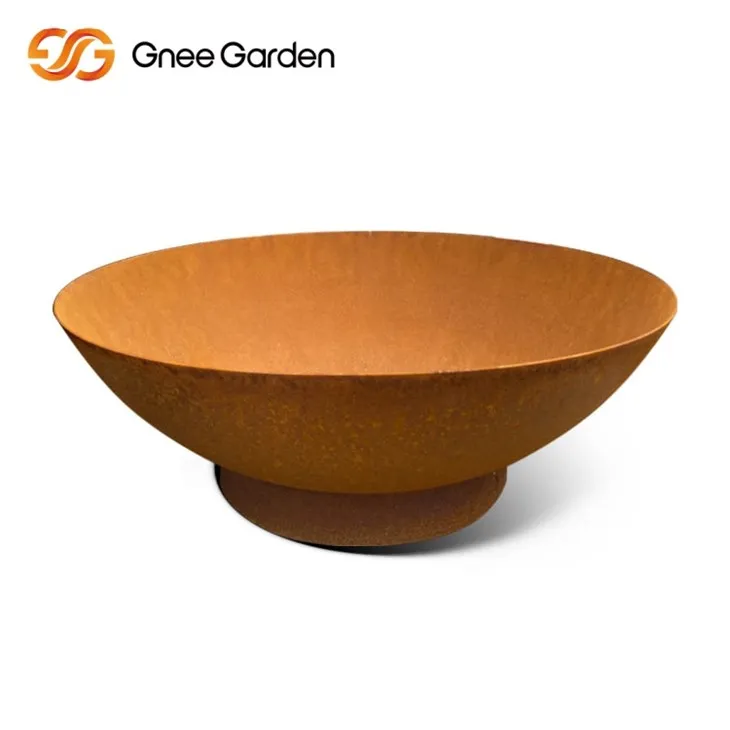 Corten Fungsi Ganda Fire Bowl Grill