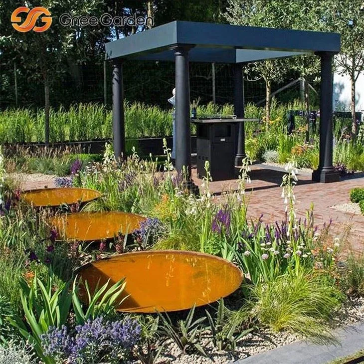 Dekorasi halaman belakang Corten Fire Bowl Halaman Belakang