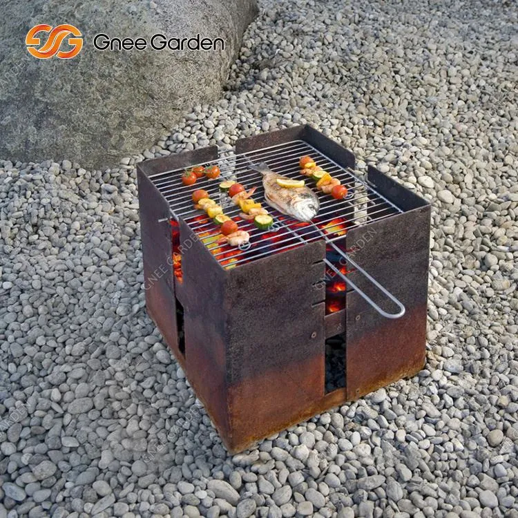 Pemanggang Arang Baja Corten