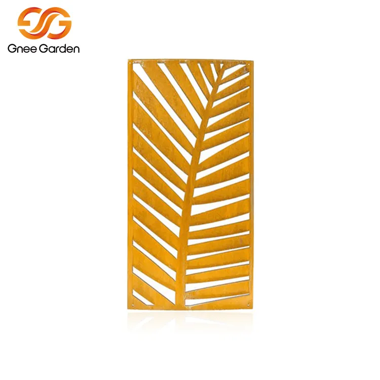 Layar Privasi Corten Steel Garden