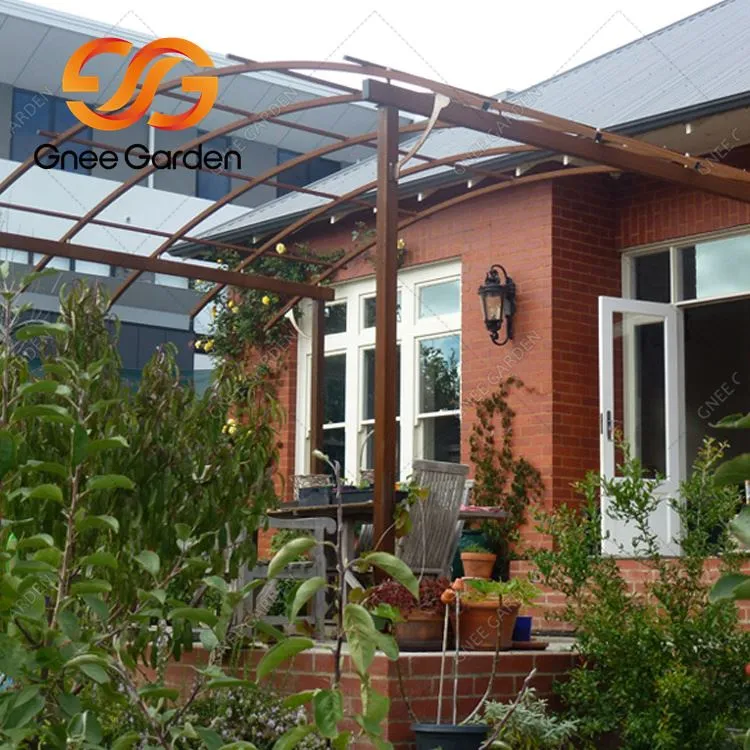 Gazebo Taman Logam Baja Corten