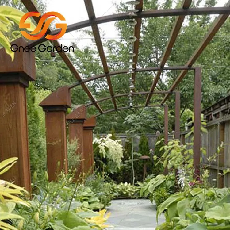 Atap Baja Gazebo Logam Baja Corten