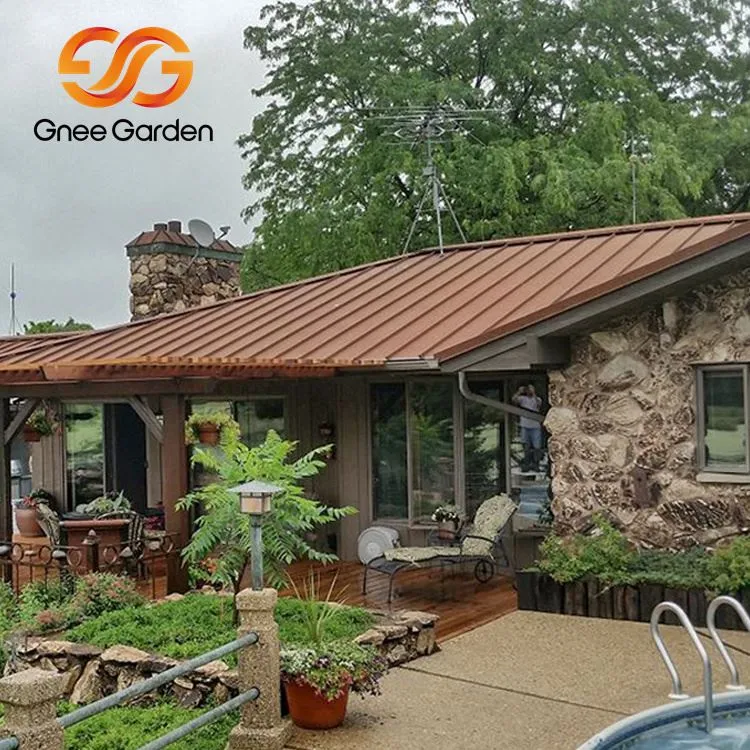 Atap Jahitan Berdiri Baja Corten