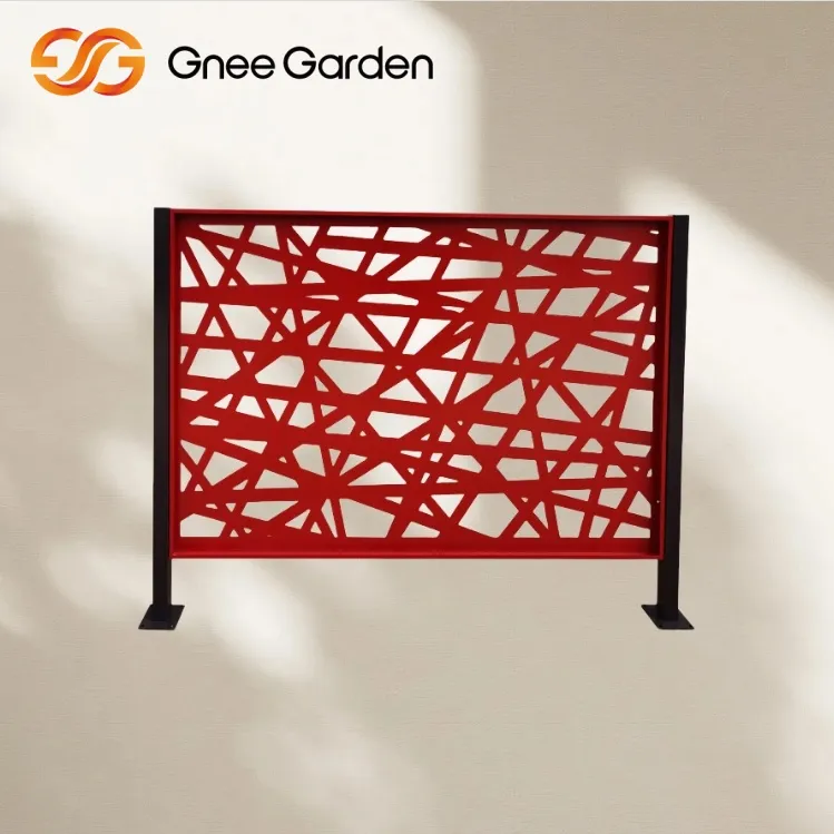 Panel logam laser merah baja corten