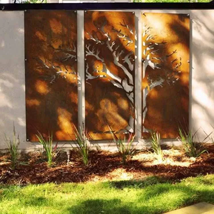 Panel Pagar Potong Laser Taman Rumah Luar Ruangan