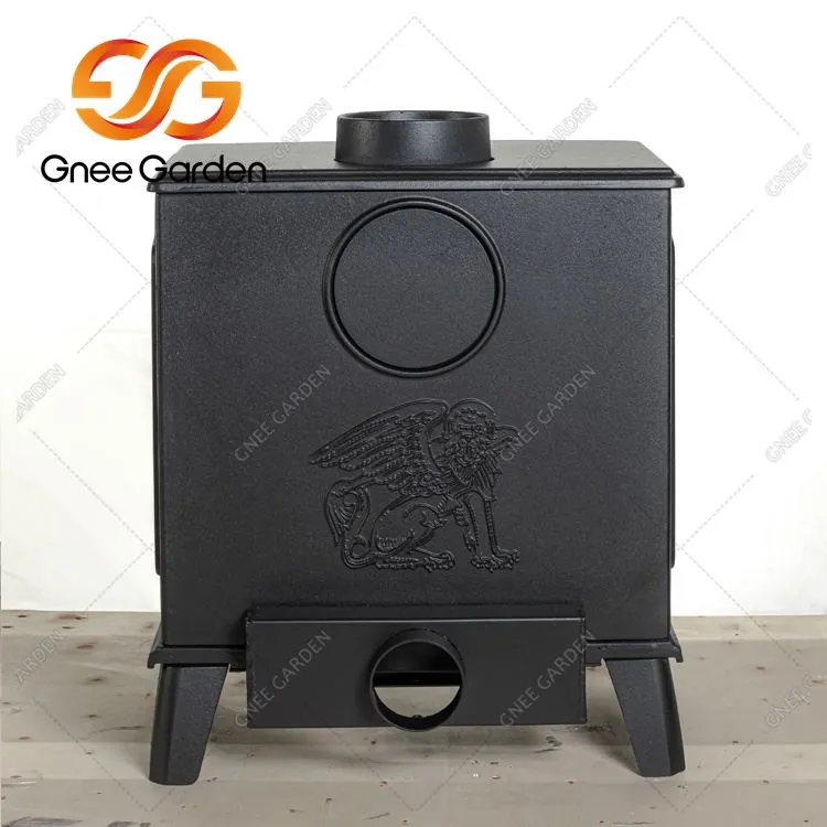 Perapian Besi Cor Pembakaran Kayu Dalam dan Luar Ruangan