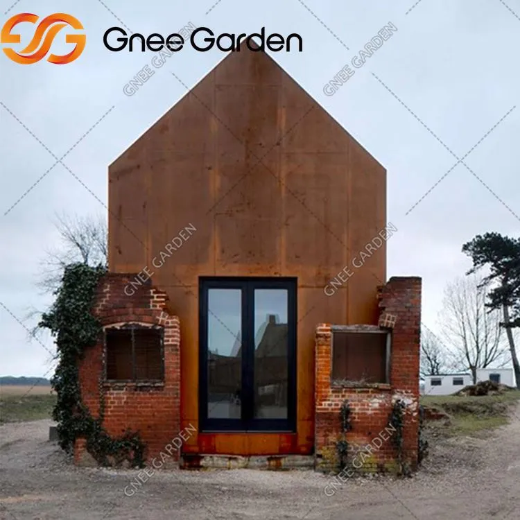 Laser Cut Corten Steel Curtain Dinding Dekorasi Metal Metal Artistik Luar Ruang