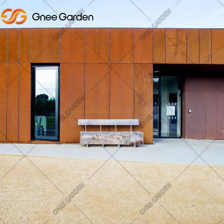 Pelat Dinding Corten Baja Logam