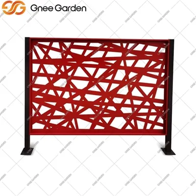 Pagar baja Corten untuk Zen dan kebun minimalis