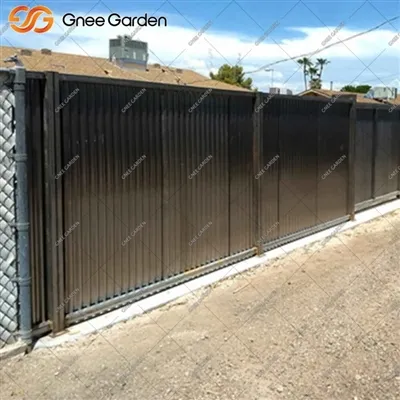 Corten Steel Modern Fence untuk dapur luar ruangan