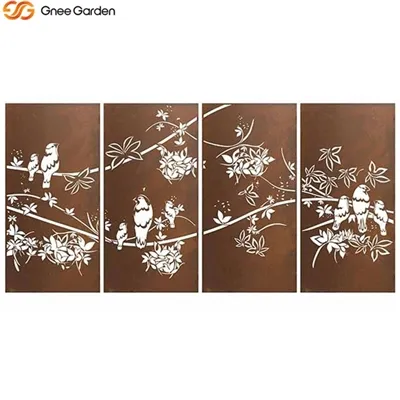 Layar Corten Steel - Tahan Lama & Bergaya Untuk Privasi