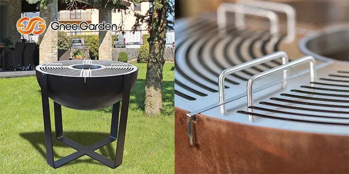 Corten Steel Fire Pit Bowl bbq Corten Steel Fire Pit Bowl bbq