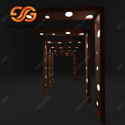 Pergola Taman Corten