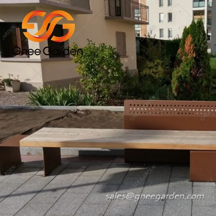 Furnitur Luar Ruangan Baja Pelapukan