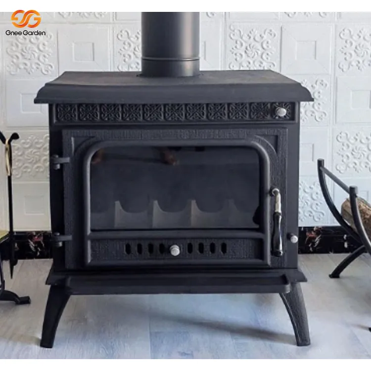 Perapian Berdiri Sendiri dengan Pembakaran Kayu