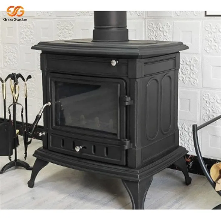 freestanding cast iron wood stove
